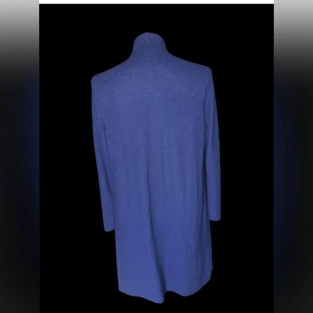 Chico's purple Open Front Cardigan pockets